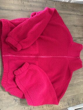 Old Navy Bright Pink Teddy Jacket